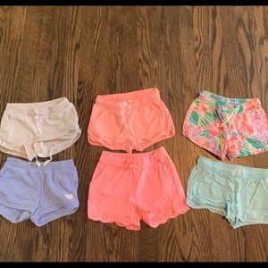 Girls size 4t cloth shorts from Oshkosh (6 pack)